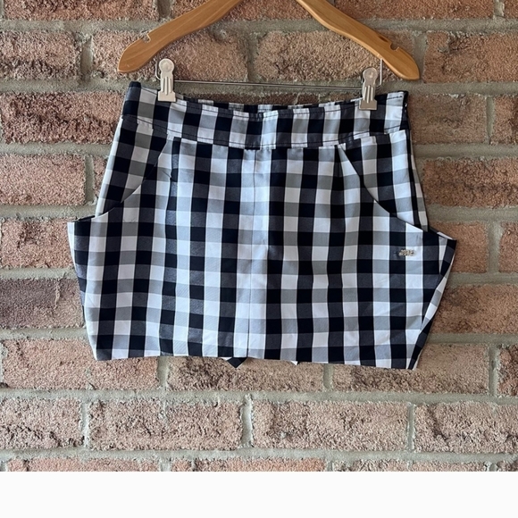 Vintage Y2k Miss Sixty Black and White Checkered Skort Size 27 - Picture 10 of 10